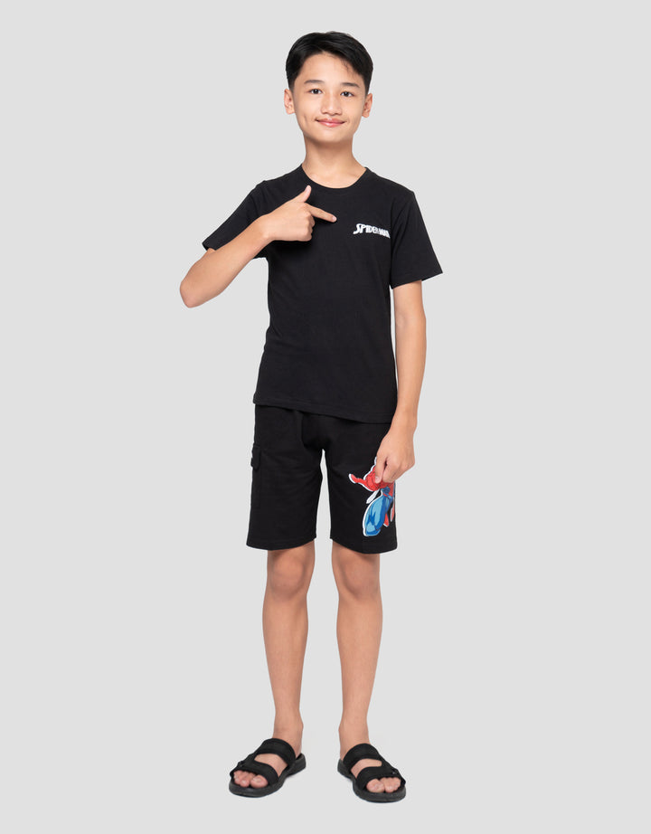 Marvel Print Spiderman Spidey Kaos Anak Laki-laki