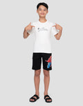 Marvel Print Spiderman Sense Face Kaos Anak Laki-laki