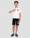 Marvel Print Spiderman Hulk Head Kaos Anak Laki-laki