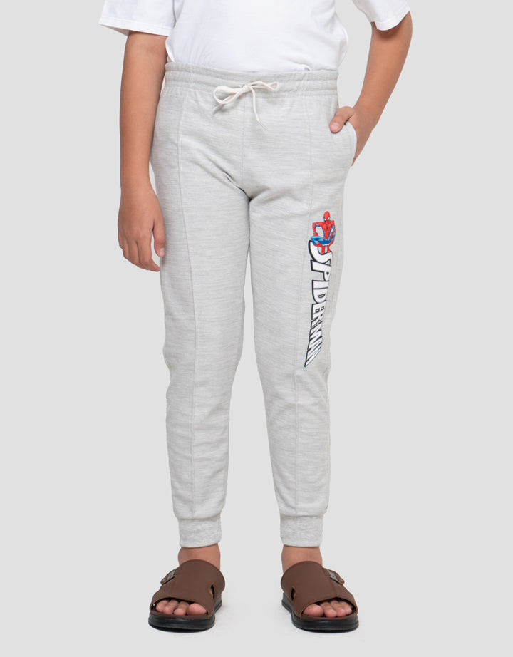 Marvel Spiderman Print Logo Jogger Anak Laki-laki