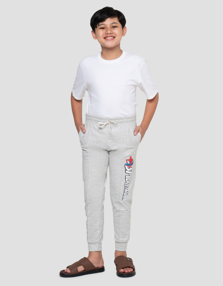 Marvel Spiderman Print Logo Jogger Anak Laki-laki