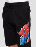 Marvel Spiderman Emboss Puff Tipis Celana Pendek Anak Laki-laki