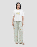 Disney Pooh Smell The Flower Setelan Piyama Wanita