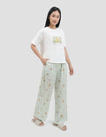 Disney Pooh Smell The Flower Setelan Piyama Wanita