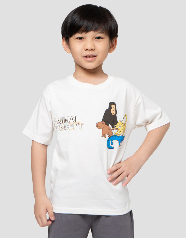 Little M Oversize Animal Concept Kaos Anak Laki-Laki
