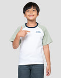 Little M Reglan Always Be Happy Print Kaos Anak Laki-laki