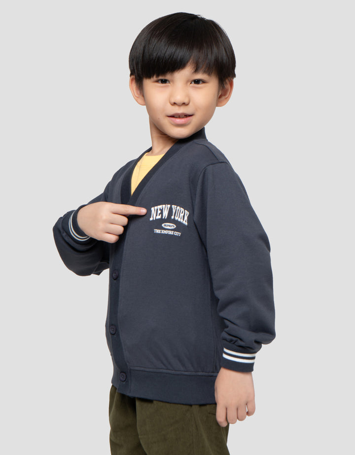 Little M Cardigan New York Jaket Anak Laki-Laki