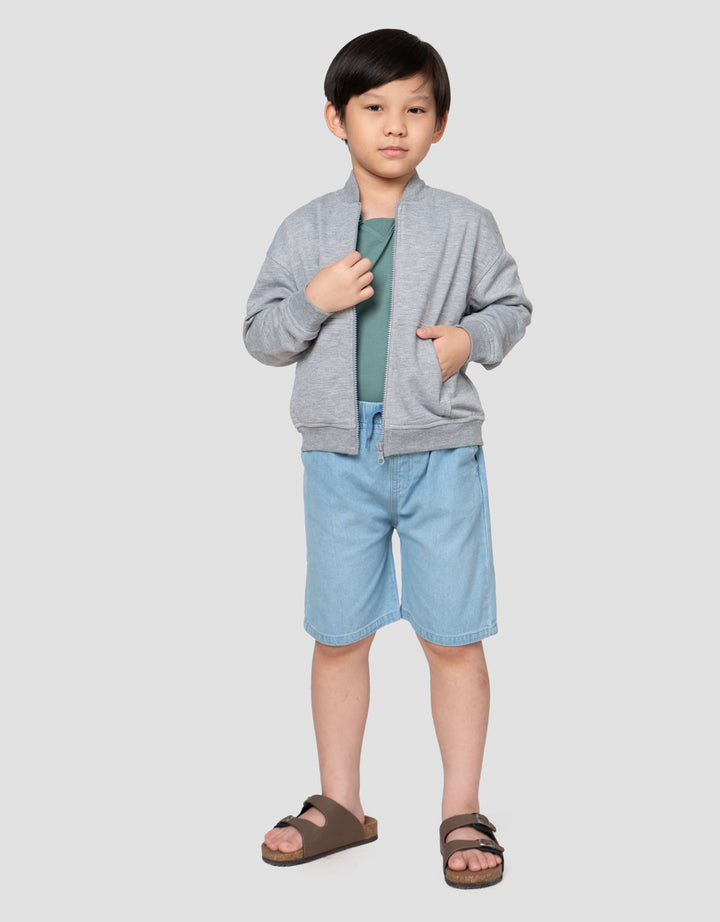 Little M Fleece Oversized Jaket Anak Laki-laki