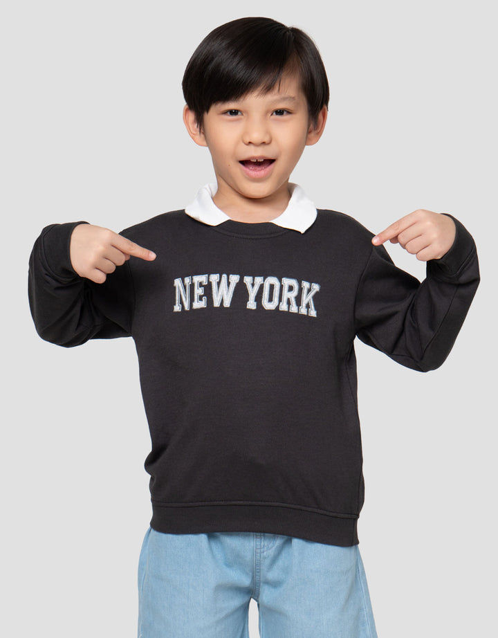 Little M Kerah New York Sweater Anak Laki-laki