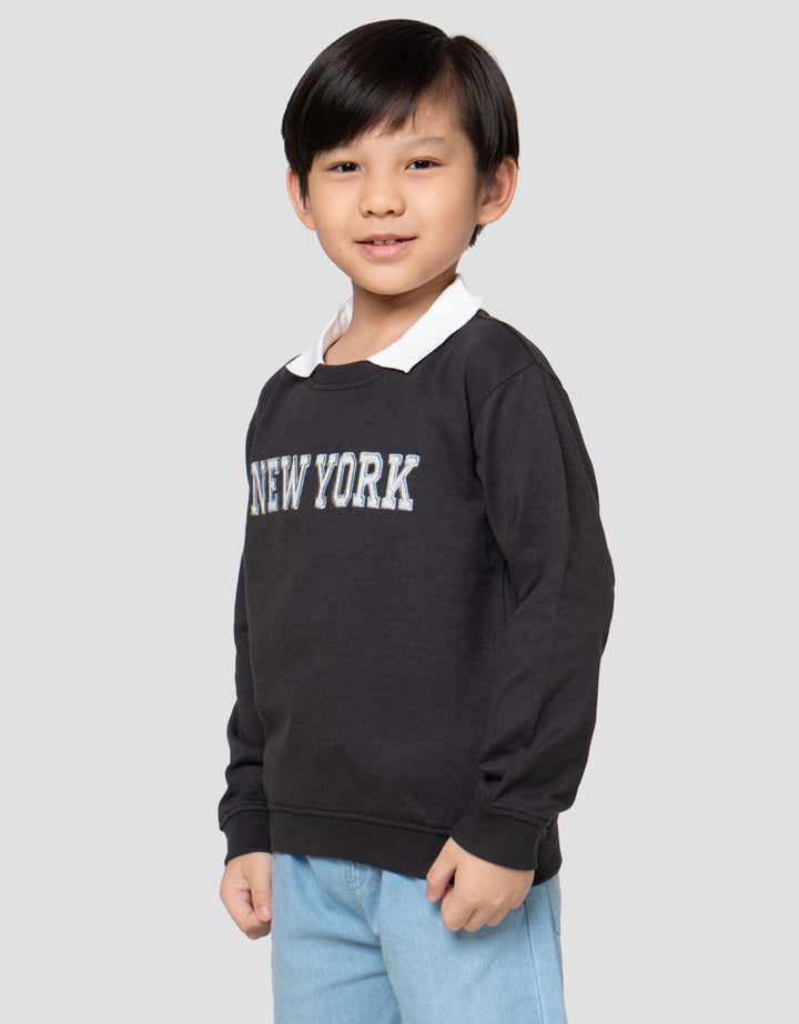 Little M Kerah New York Sweater Anak Laki-laki