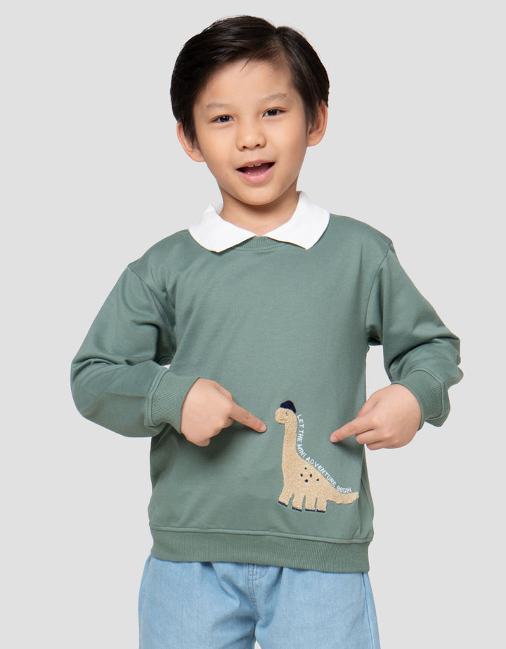 Little M Kerah Los Angeles Sweater Anak Laki-laki