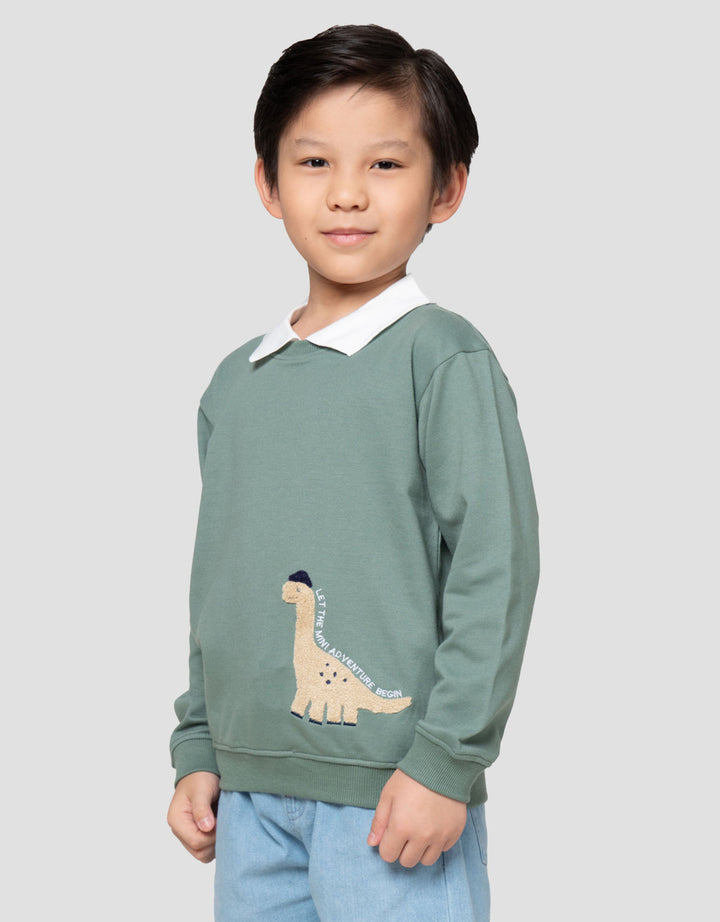 Little M Kerah Los Angeles Sweater Anak Laki-laki