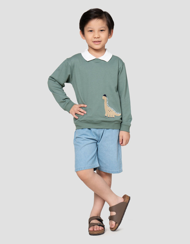 Little M Kerah Los Angeles Sweater Anak Laki-laki