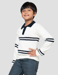 Little M Collar Salur Sweater Anak Laki-laki