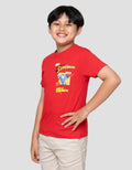 Character Superman Comics Print Kaos Anak Laki-Laki