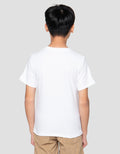 Character Superman Logo Bordir Kaos Anak Laki-Laki