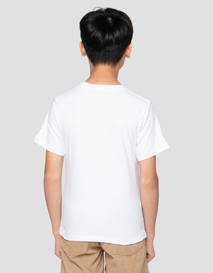 Character Superman Logo Bordir Kaos Anak Laki-Laki