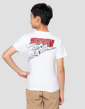 Character Superman Logo Print Blkg Kaos Anak Laki-Laki