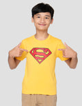 Character Superman Logo Pixel Kaos Anak Laki-Laki