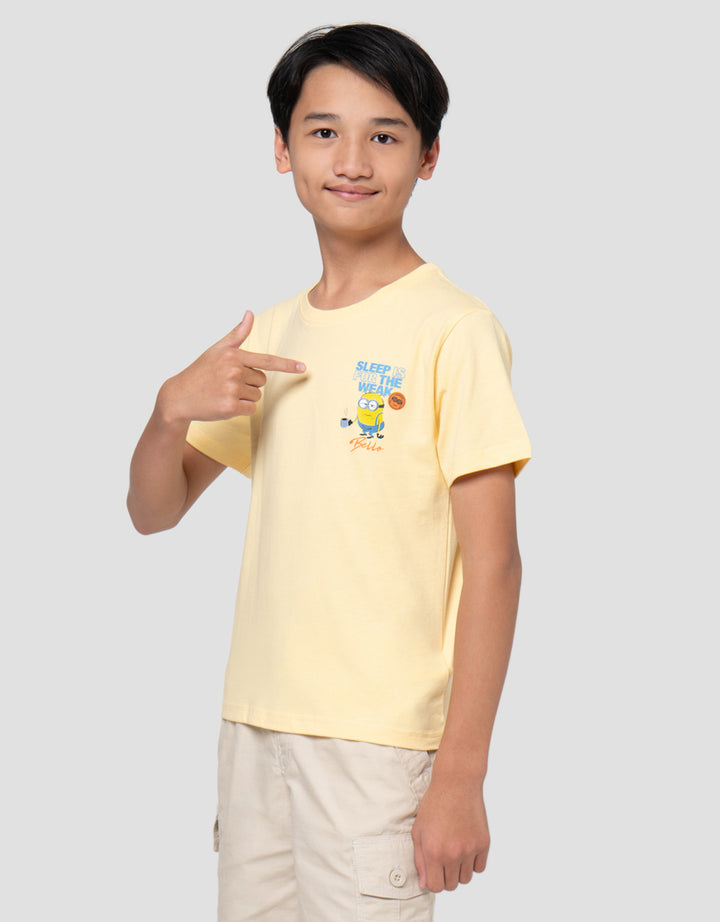 Character Print Minions Sleep Kaos Anak Laki-Laki
