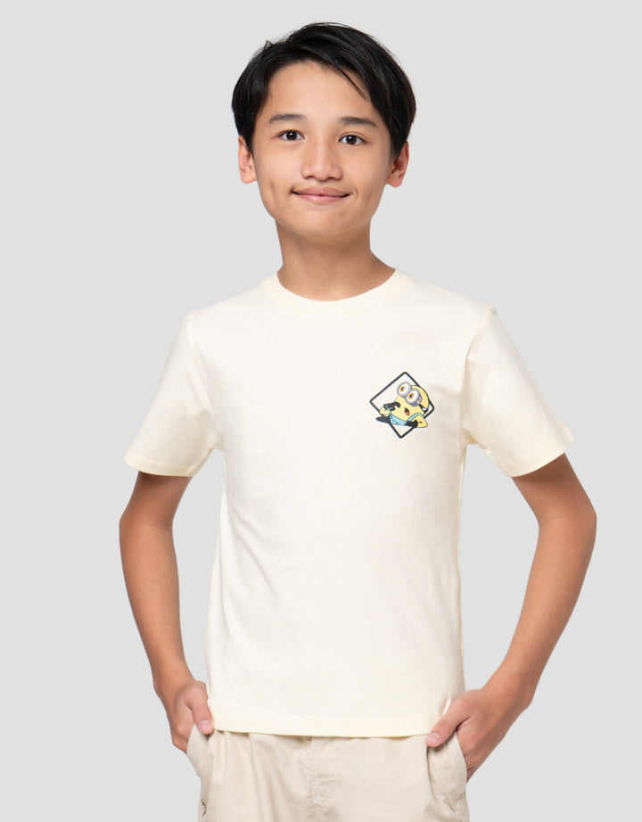 Character Print Minions Here We Go Kaos Anak Laki-Laki