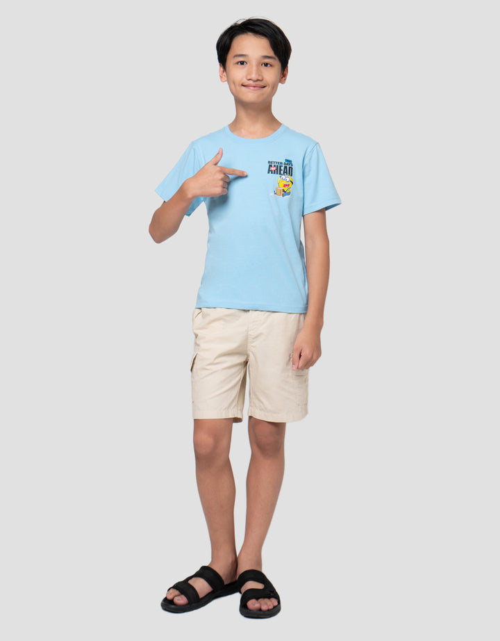 Character Print Minions Better Days Kaos Anak Laki-Laki