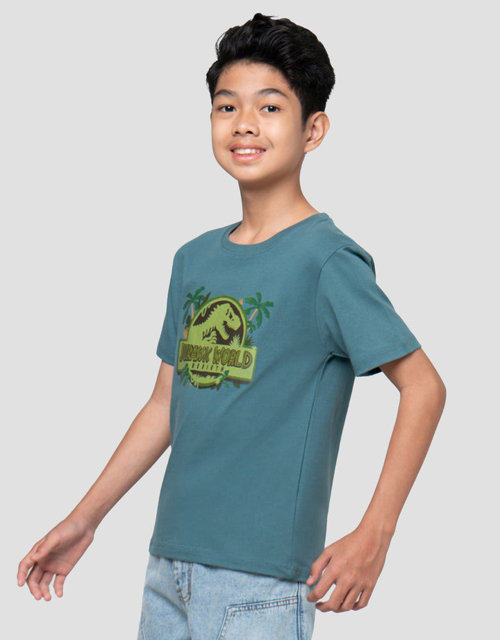 CHARACTER JURASSIC LOGO KAOS ANAK LAKI-LAKI