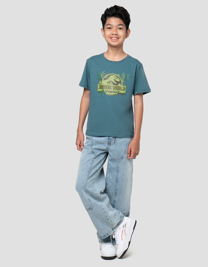 CHARACTER JURASSIC LOGO KAOS ANAK LAKI-LAKI