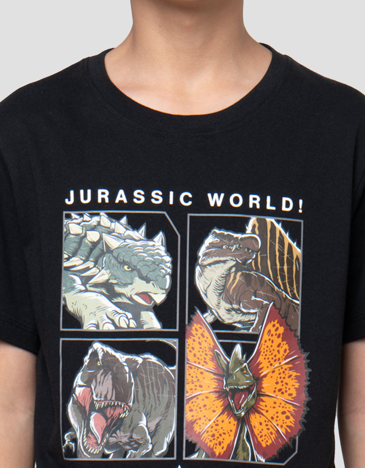 CHARACTER JURASSIC TEAMS DINO KAOS ANAK LAKI-LAKI