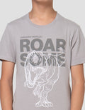 Character Print Jurassic Roar Kaos Anak Laki-Laki