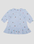 Little M Textured Cherry Dress Anak Bayi