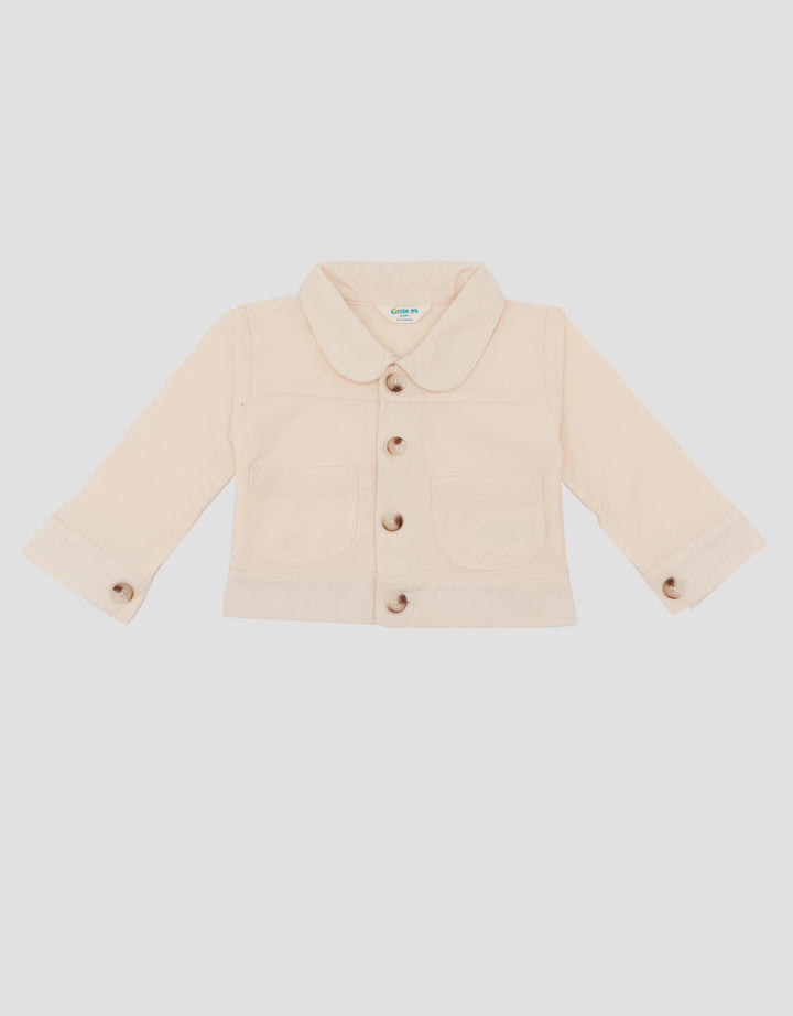 Little M Twill Knitt Jaket Bayi