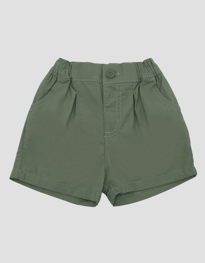 Little M Short Pants Woven Basic  Pendek Bayi