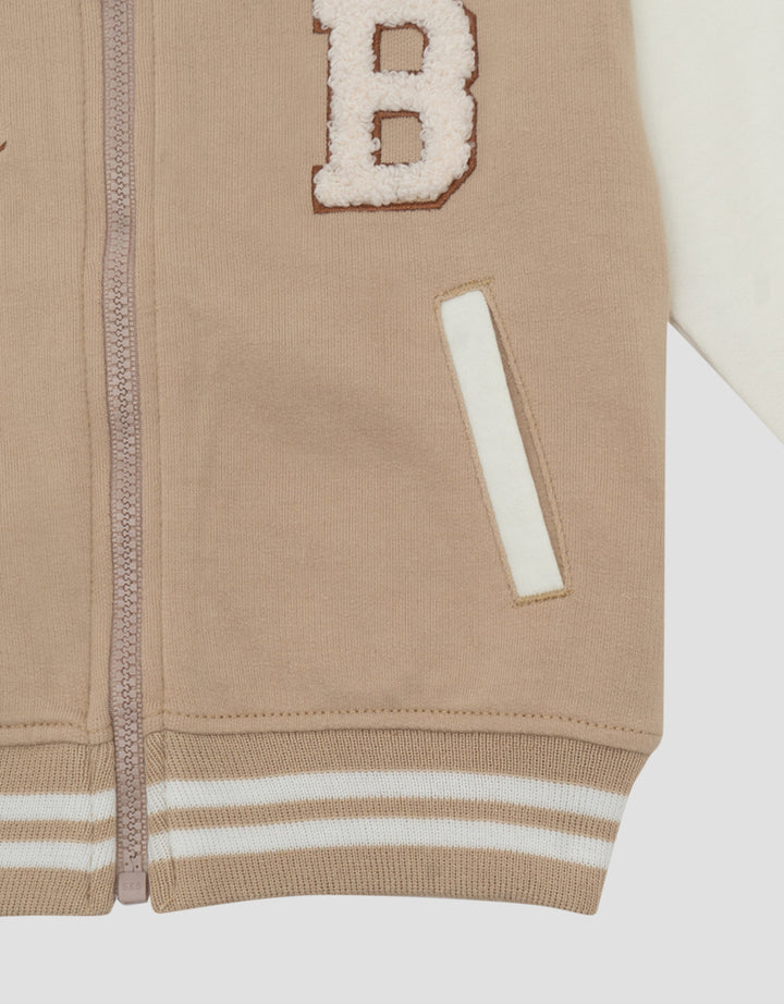 Little M Chenille B Team Bear Jaket Bomber Bayi