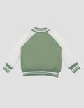 Little M Raglan Chenille Jaket Bomber Bayi