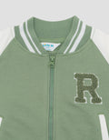 Little M Raglan Chenille Jaket Bomber Bayi