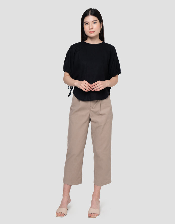 Connexion Linen Blouse Wanita
