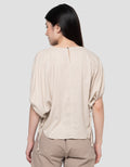 Connexion Linen Blouse Wanita