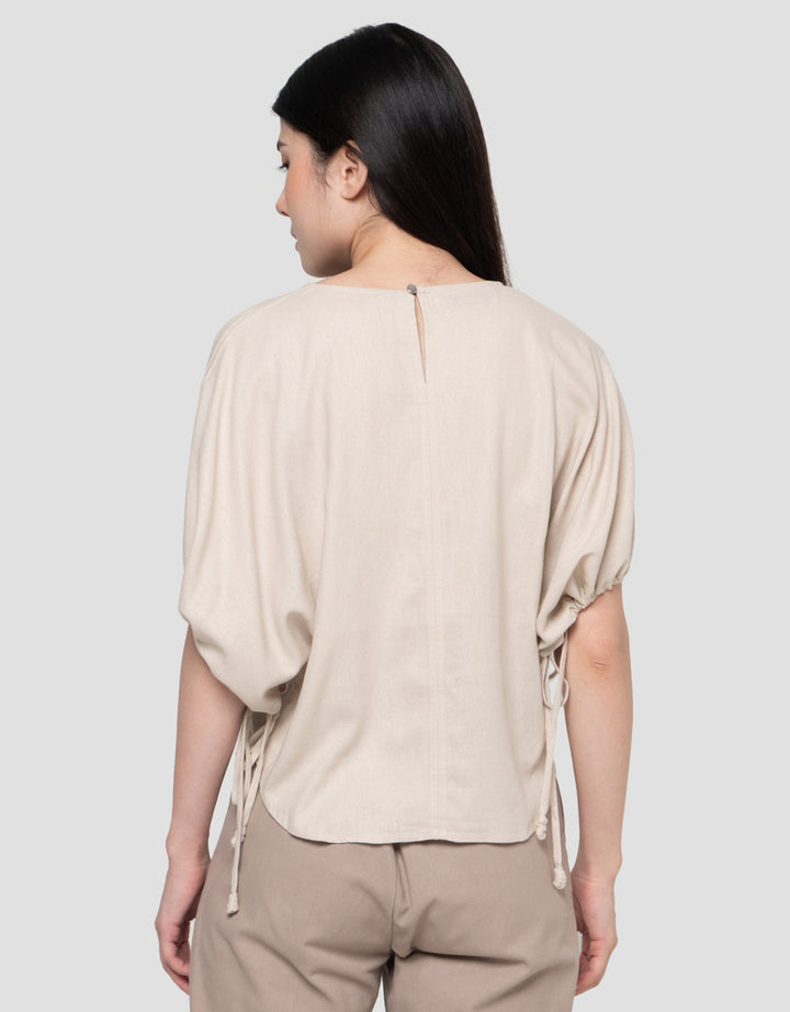 Connexion Linen Blouse Wanita