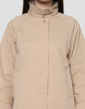 Connexion Trench Coat Ctn Blend Jaket Oversize Wanita