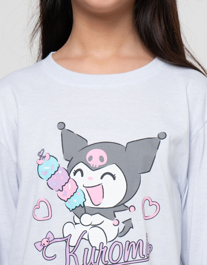 Character Kuromi Set Piyama Anak Perempuan