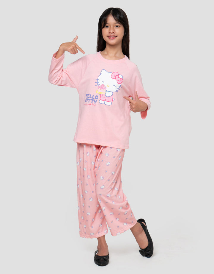 Character Hello KittySet Piyama Anak Perempuan