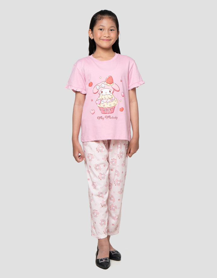 Character My Melody Setelan Piyama Anak Perempuan