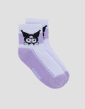 Character Kuromi Kaus Kaki Anak Perempuan