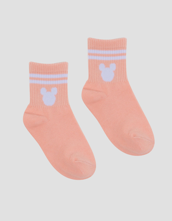 Disney Mickey Logo Kaus Kaki Anak Perempuan