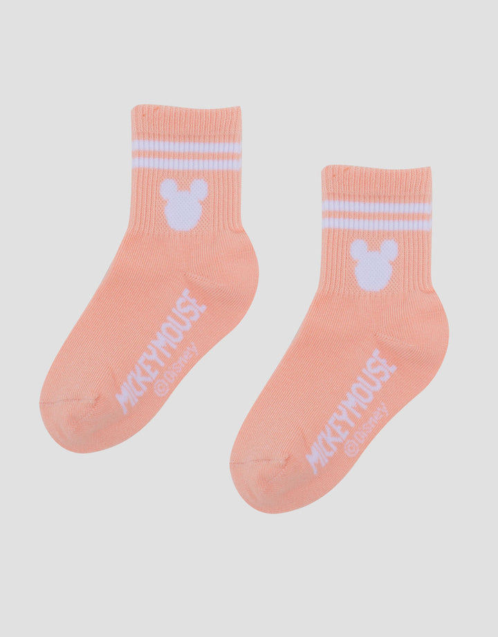 Disney Mickey Logo Kaus Kaki Anak Perempuan