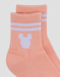 Disney Mickey Logo Kaus Kaki Anak Perempuan