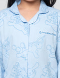 Character Print Cinnamoroll Pakaian Set Piyama Anak Perempuan