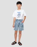 Nevada Kargo Celana Pendek Denim Anak Laki-Laki