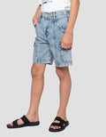 Nevada Kargo Celana Pendek Denim Anak Laki-Laki